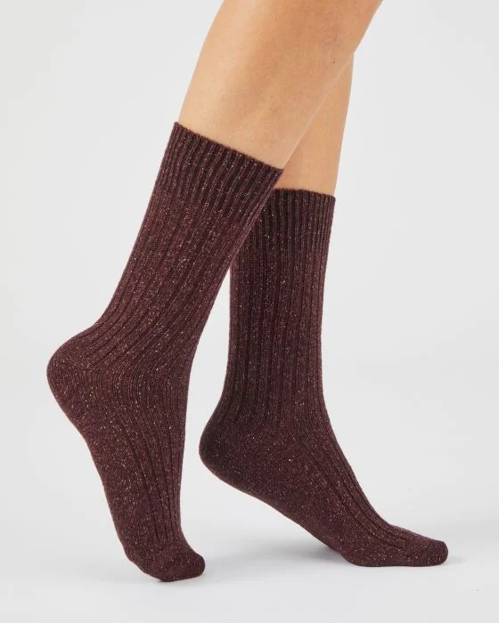 Chaussettes mixtes maille côtelée chaude Thermolactyl