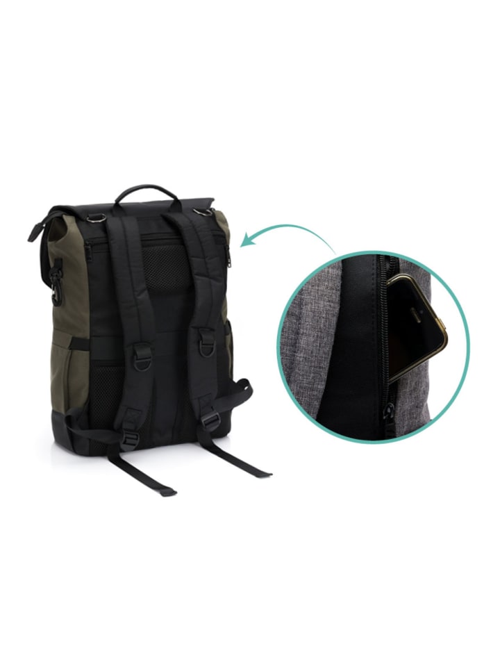fillikid Wickelrucksack Osaka Exklusiv in Khaki günstig kaufen onesize