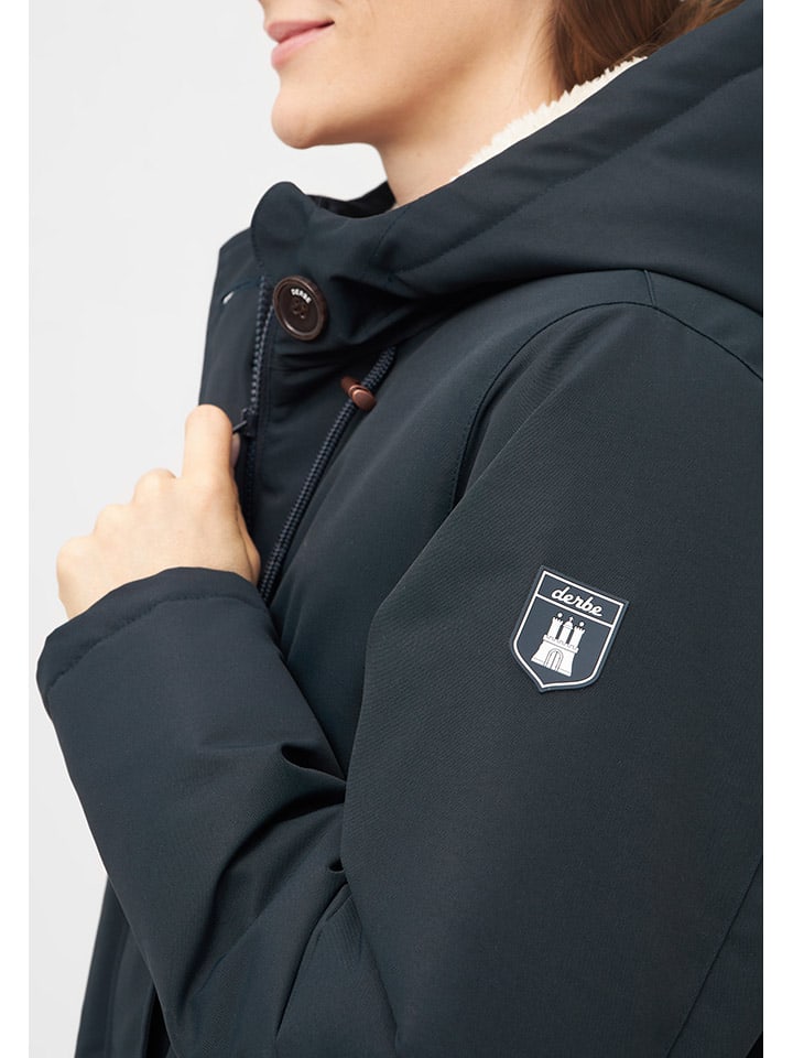 Derbe Regenparka in Dunkelblau günstig kaufen