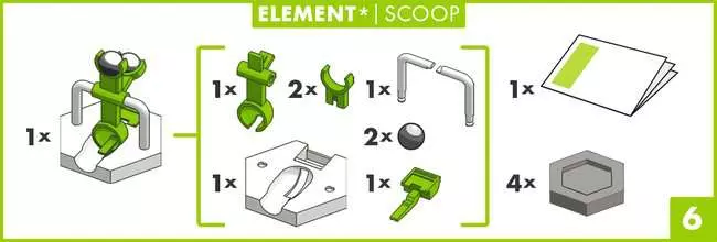 GraviTrax Element Scoop - Kugelbahn-Erweiterung für Kinder ab 8 Jahren