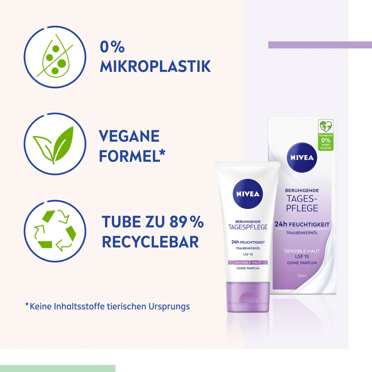 Gesichtscreme Essentials sensible Haut LSF 15, 50 ml