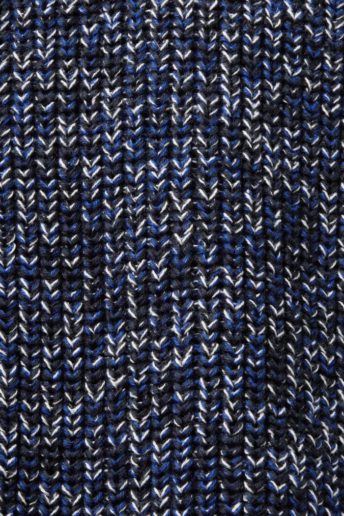 Baumwoll-Cardigan mit Reißverschluss