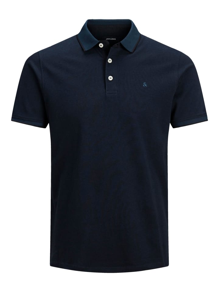 JACK & JONES PLUS Poloshirt in Dark Navy 1 günstig kaufen