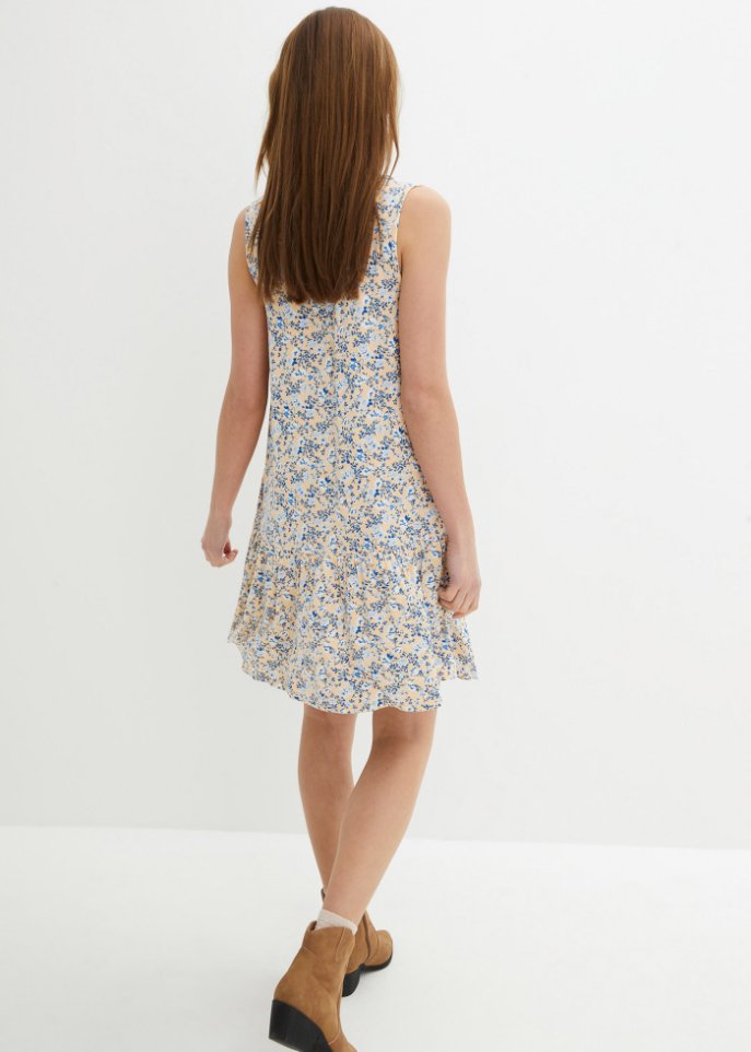 Shirtkleid mit Blumenprint