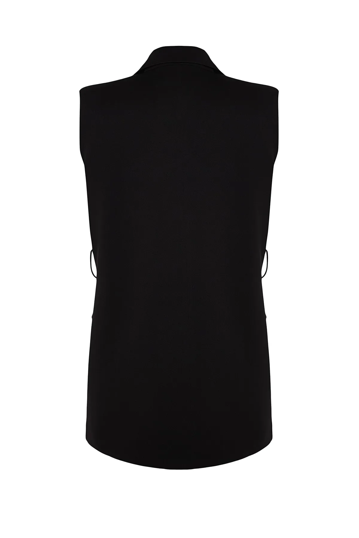 Trendyol Collection  Schwarze, normal gebundene gewebte Weste TWOAW24YE00071