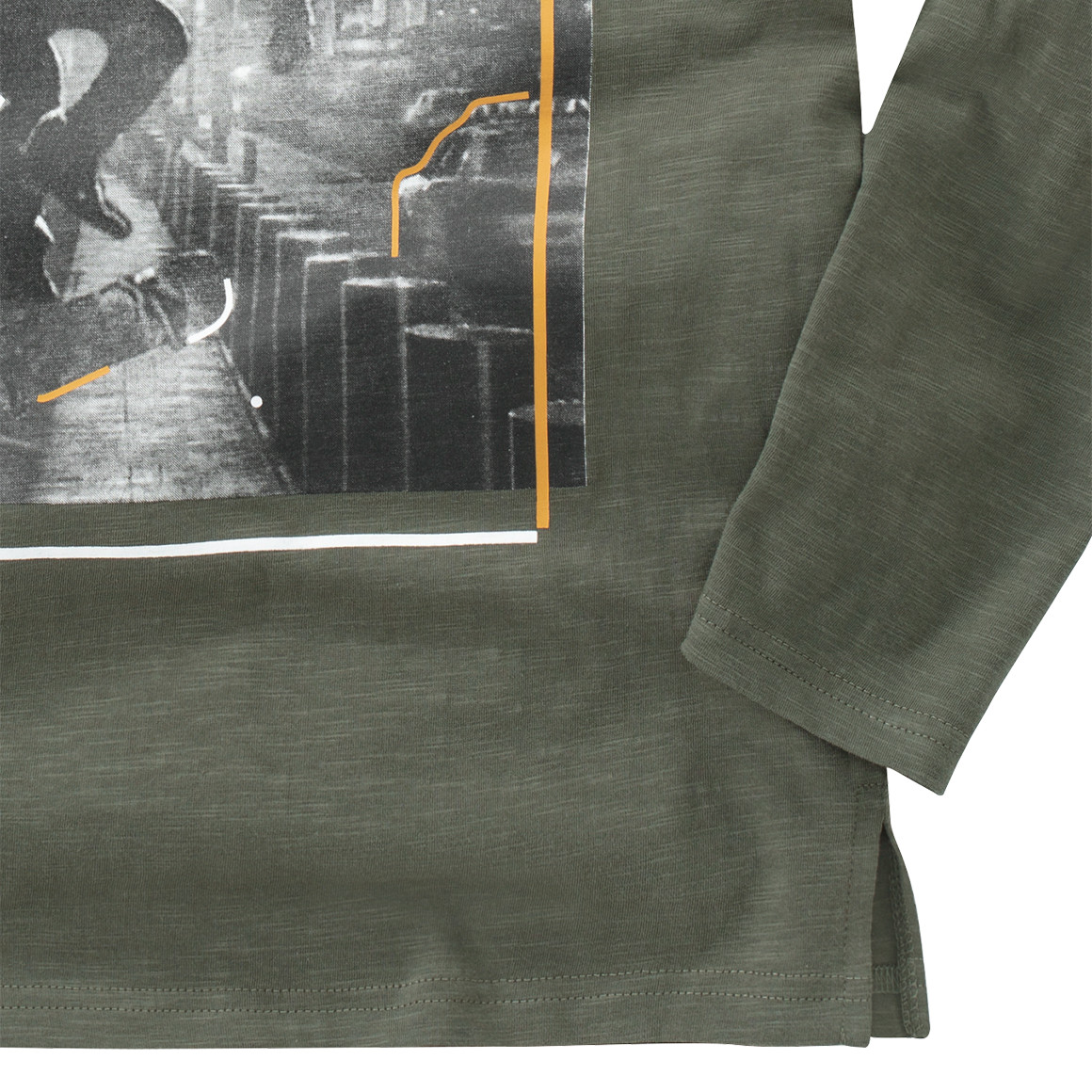 Jungen Langarmshirt mit Foto-Print