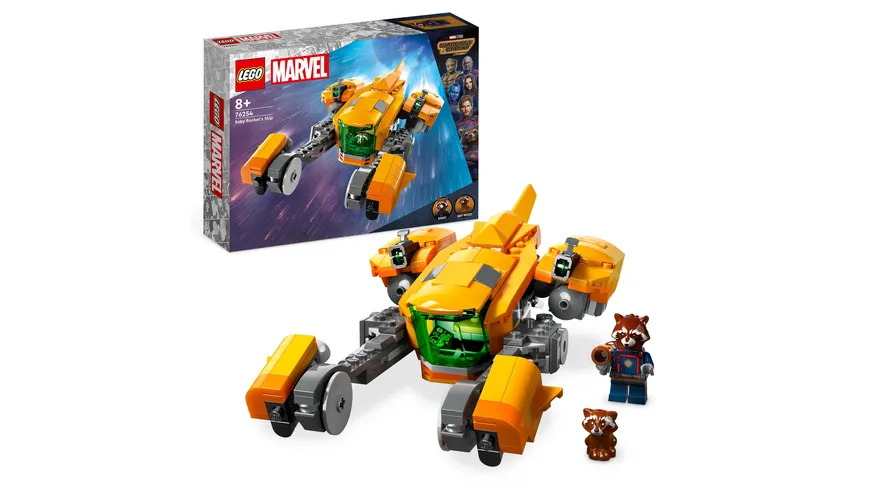 LEGO Marvel 76254 Baby Rockets Schiff, Guardians of the Galaxy Spiel-Set