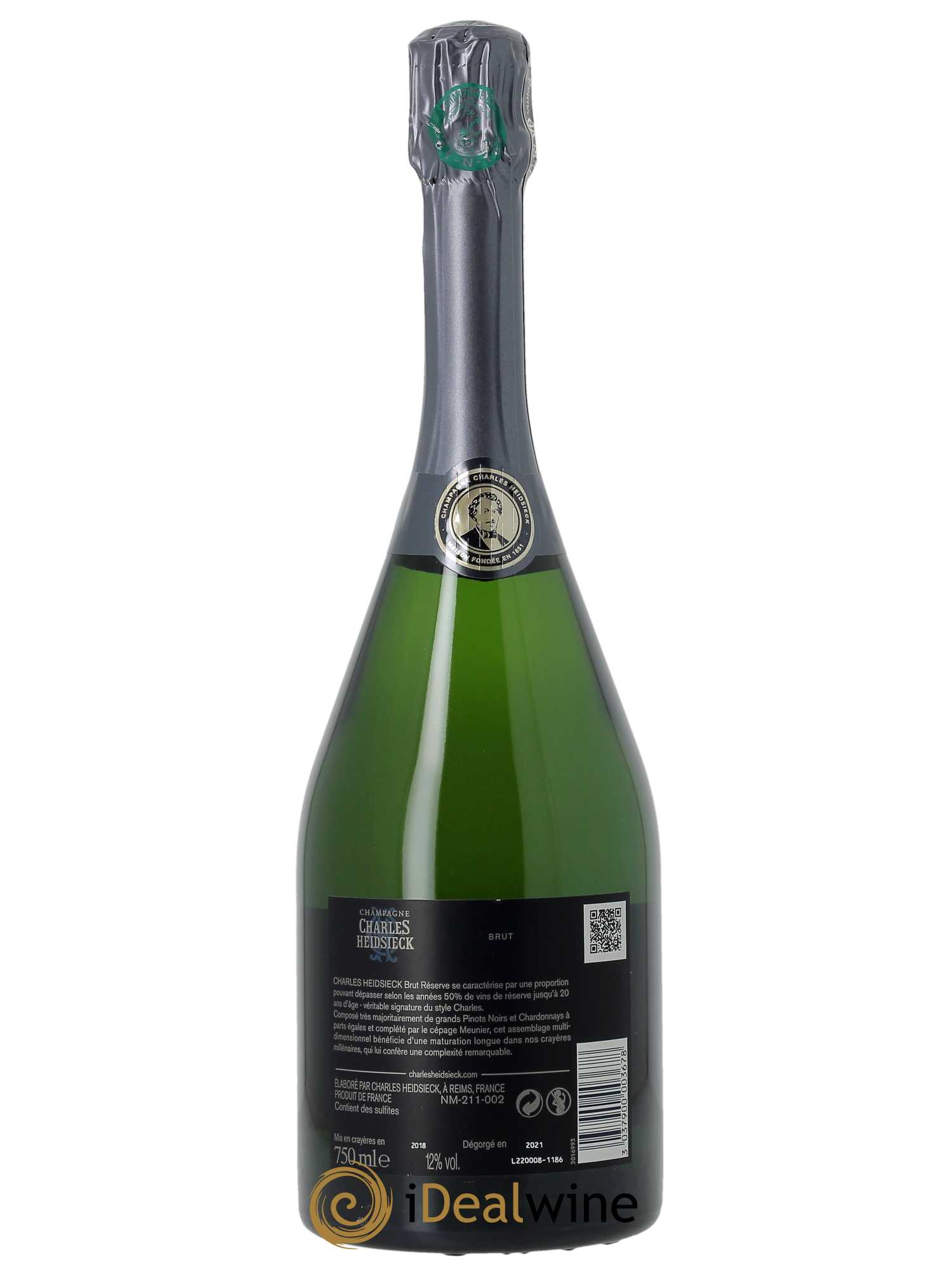 Brut Réserve Charles Heidsieck   - Lot de 1 Bouteille