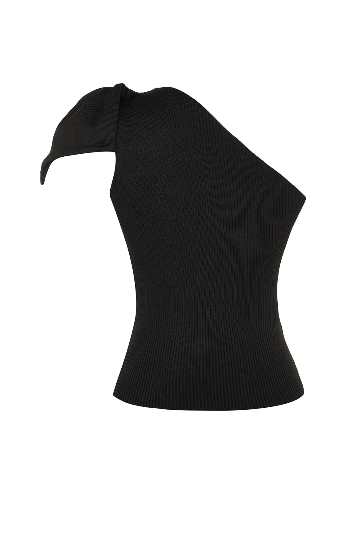 Trendyol Collection  Schwarze Strickbluse TPRSS22BZ0166