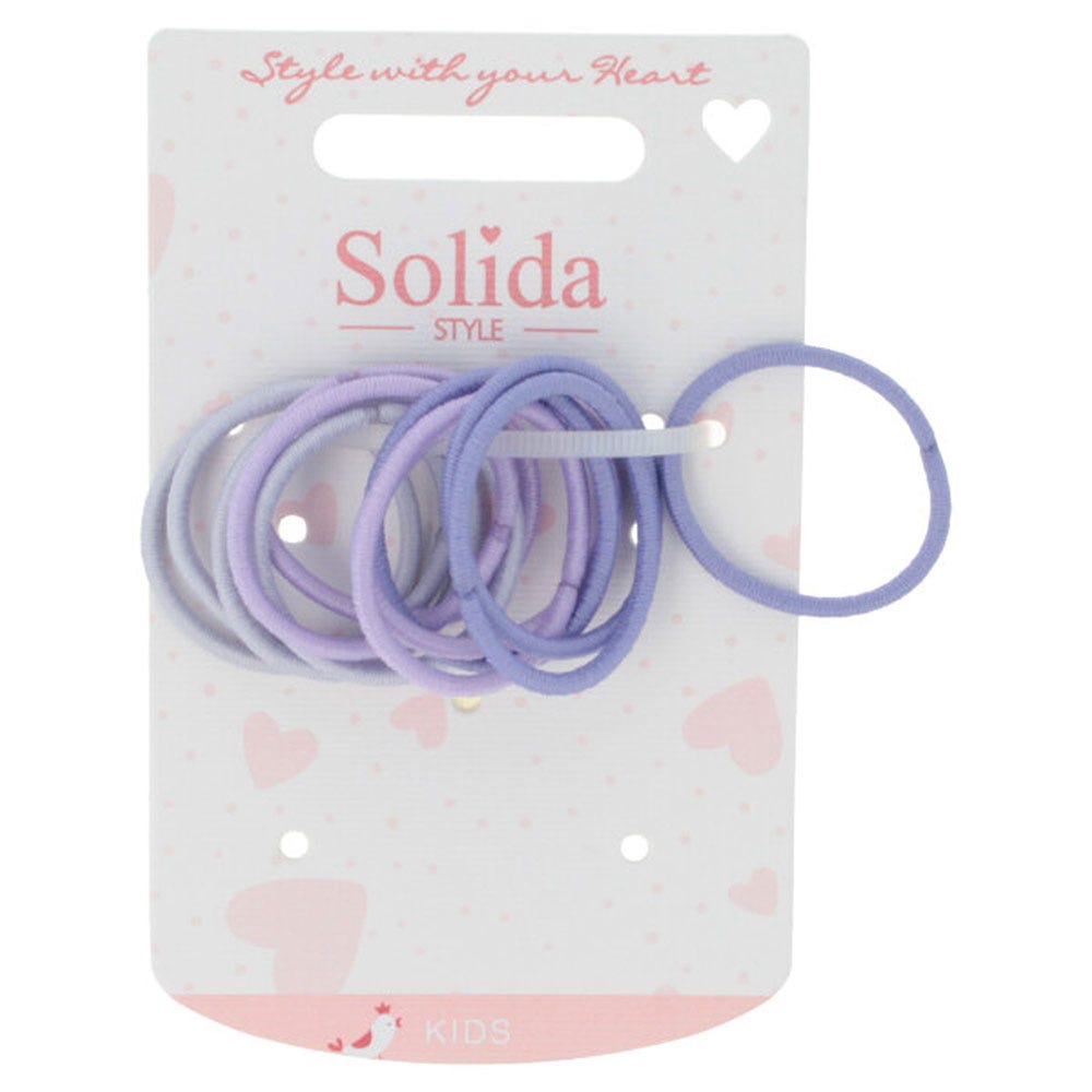 Solida Zopfhalter metallfrei mini fliedertöne 15 Stk.