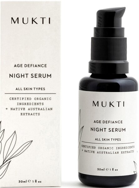Mukti Organics Age Defiance Night Serum Gesichtsserum