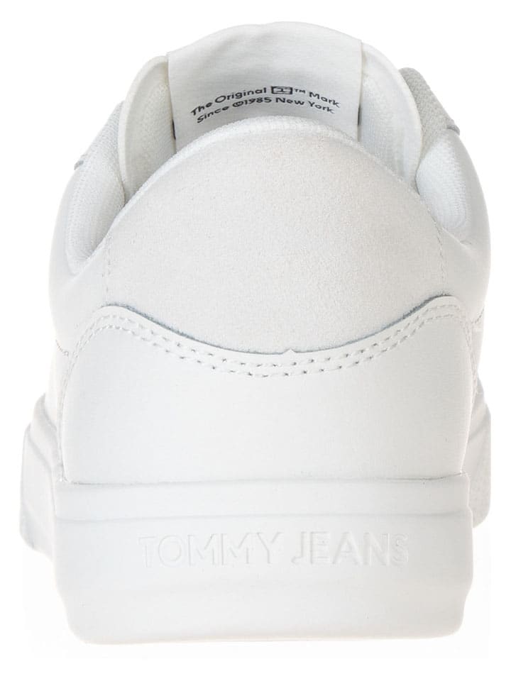 Tommy Hilfiger Shoes Leder-Sneakers in Weiß günstig kaufen