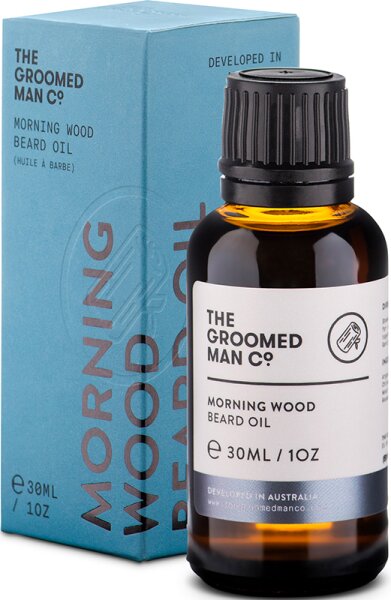 The Groomed Man Co. Morning Wood Beard Oil Bartöl