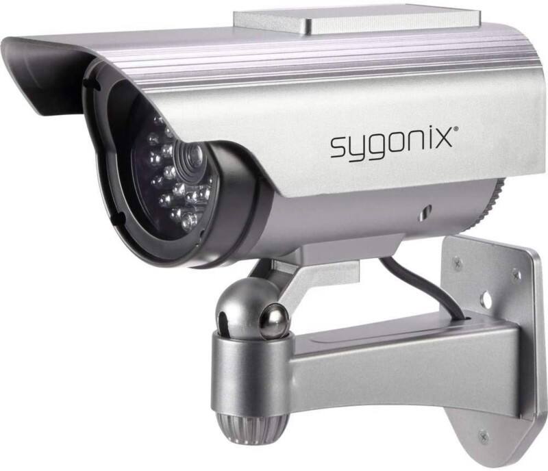 sygonix SY-3420674 Dummykamera IP44 Außen, Innen Grau
