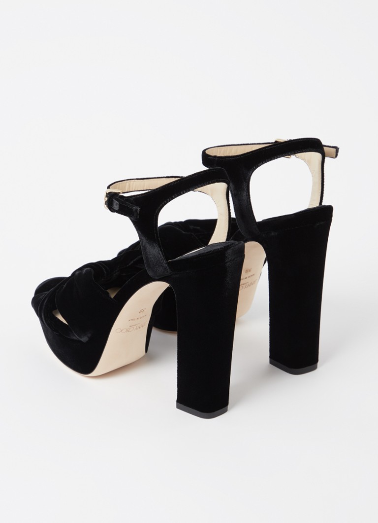 Jimmy Choo Heloise -samettisandaalit