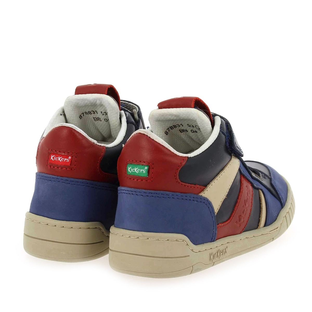 Kickers  WINCKY CDT H22 - Bleu Rouge