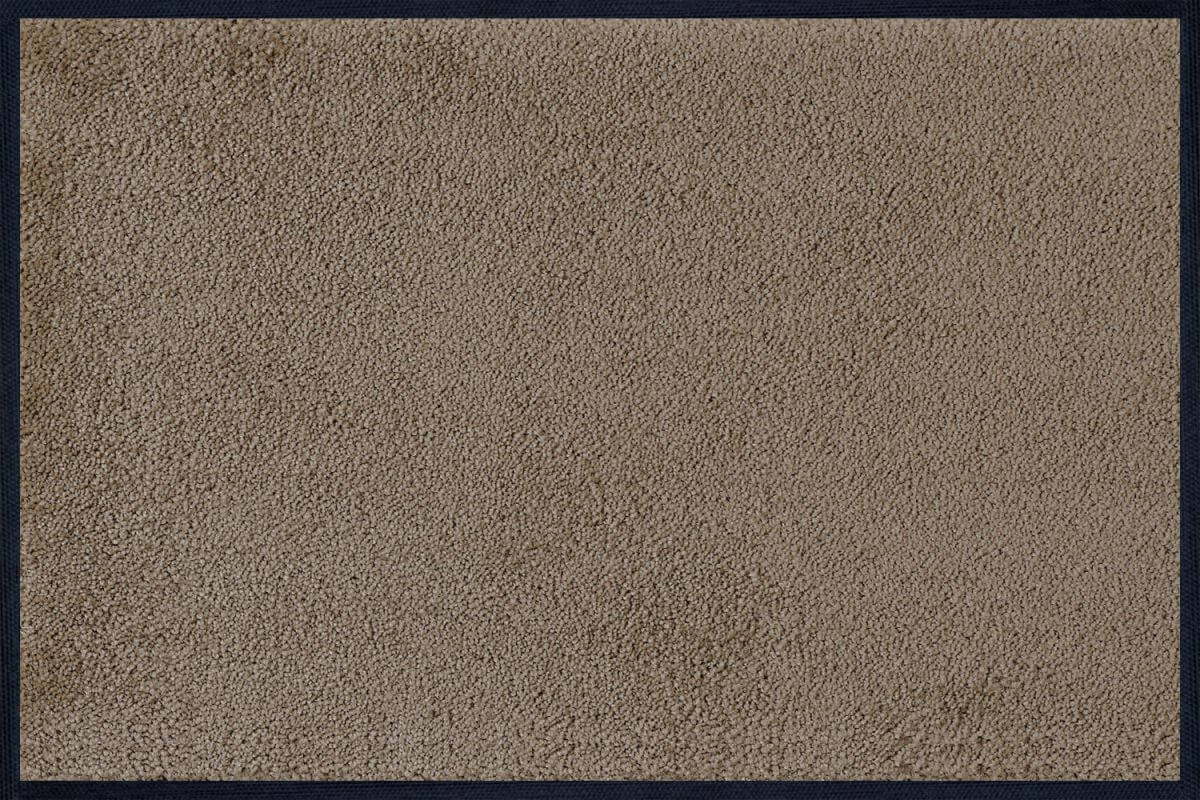 Fußmatte wash dry Braungrau 40 x 60 cm