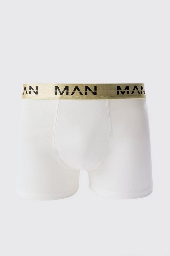 Weiße Man Roman Gold Boxershorts