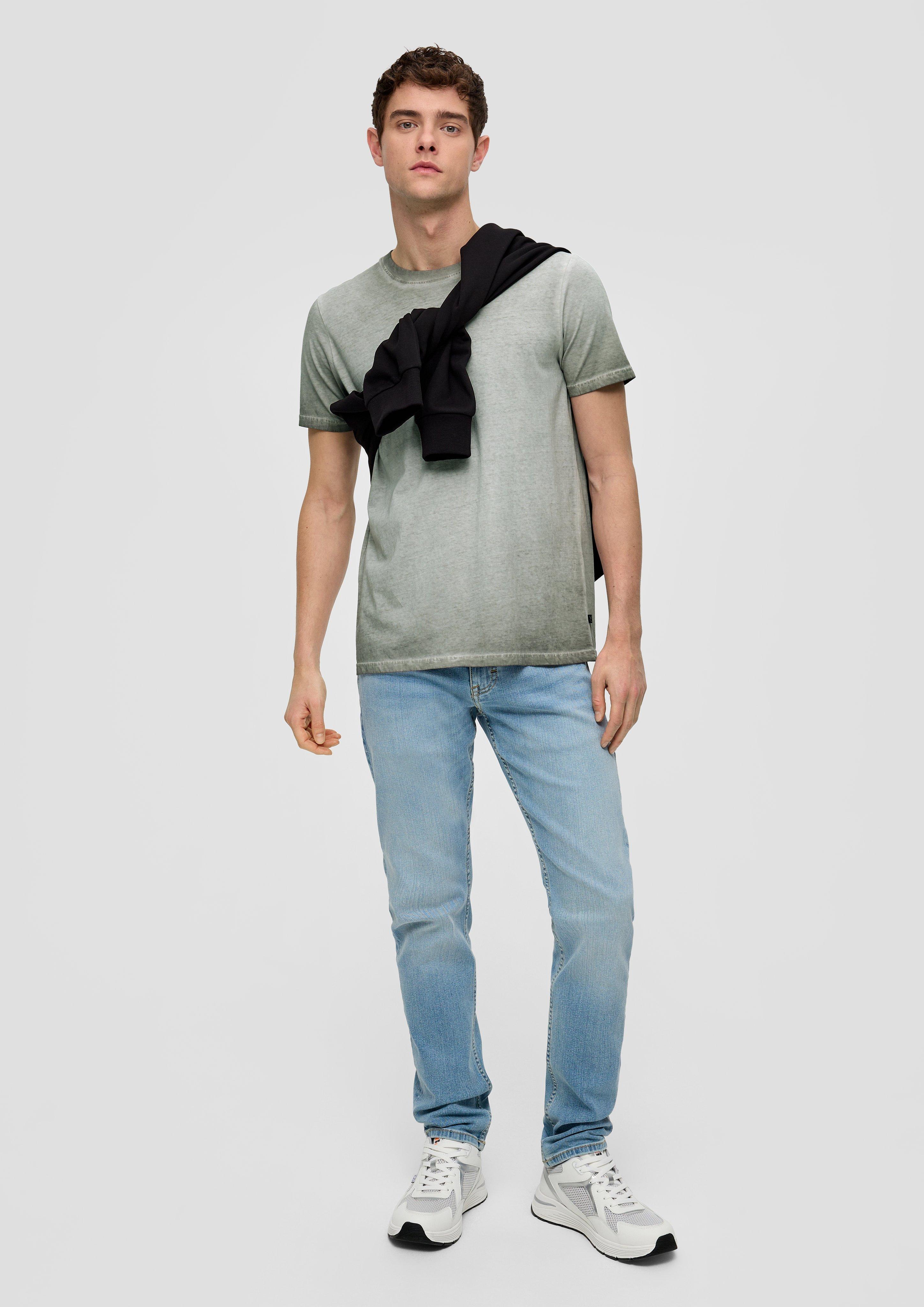 Baumwollshirt mit Garment Dye  2141047-7380
