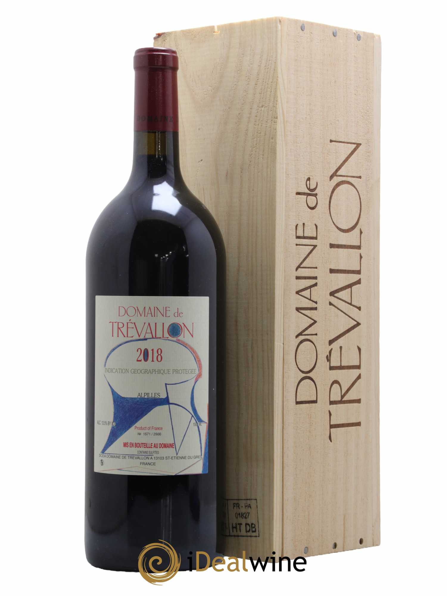 IGP Alpilles Trévallon (Domaine de) Eloi Dürrbach  2018 - Lot de 1 Magnum