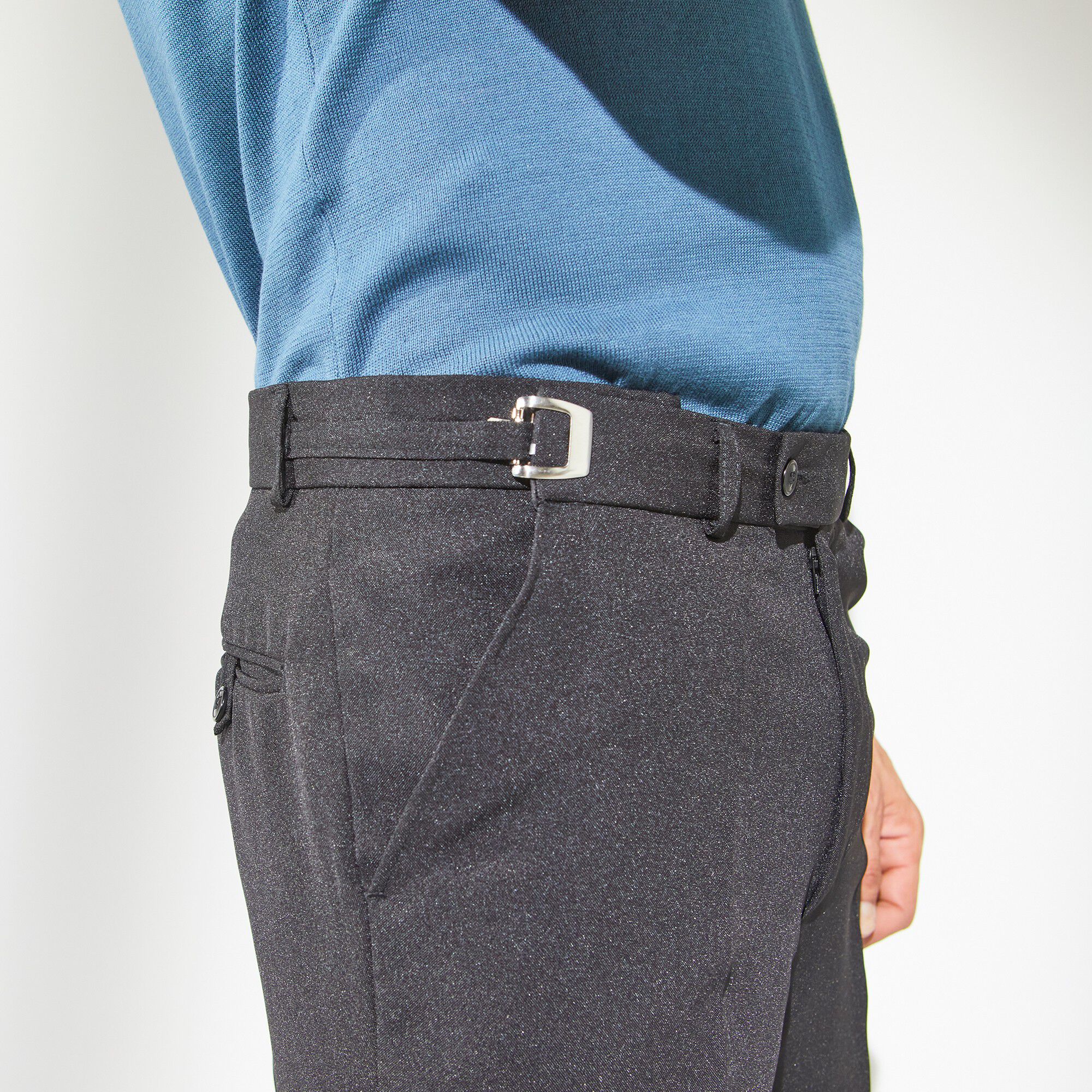 Pantalon taille réglable sans pince