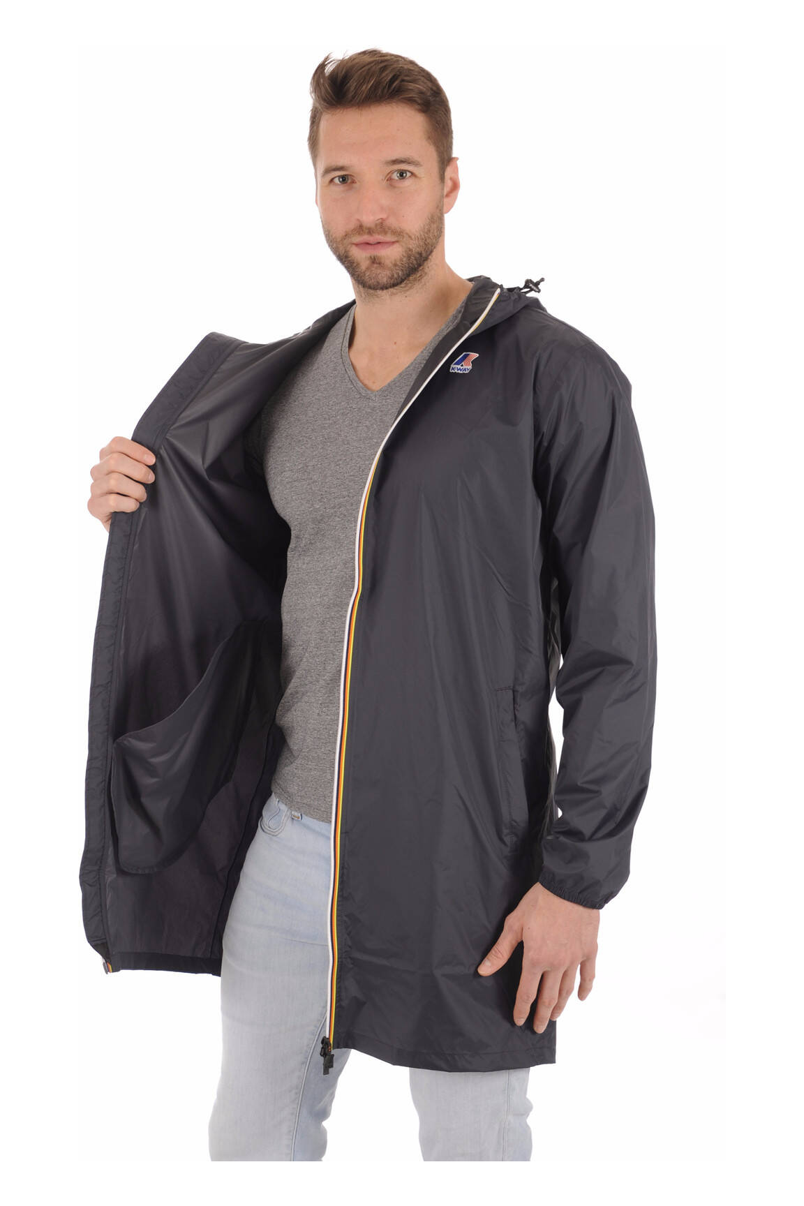 K Way Impermeables Trenchs Unisexe couleur bleu