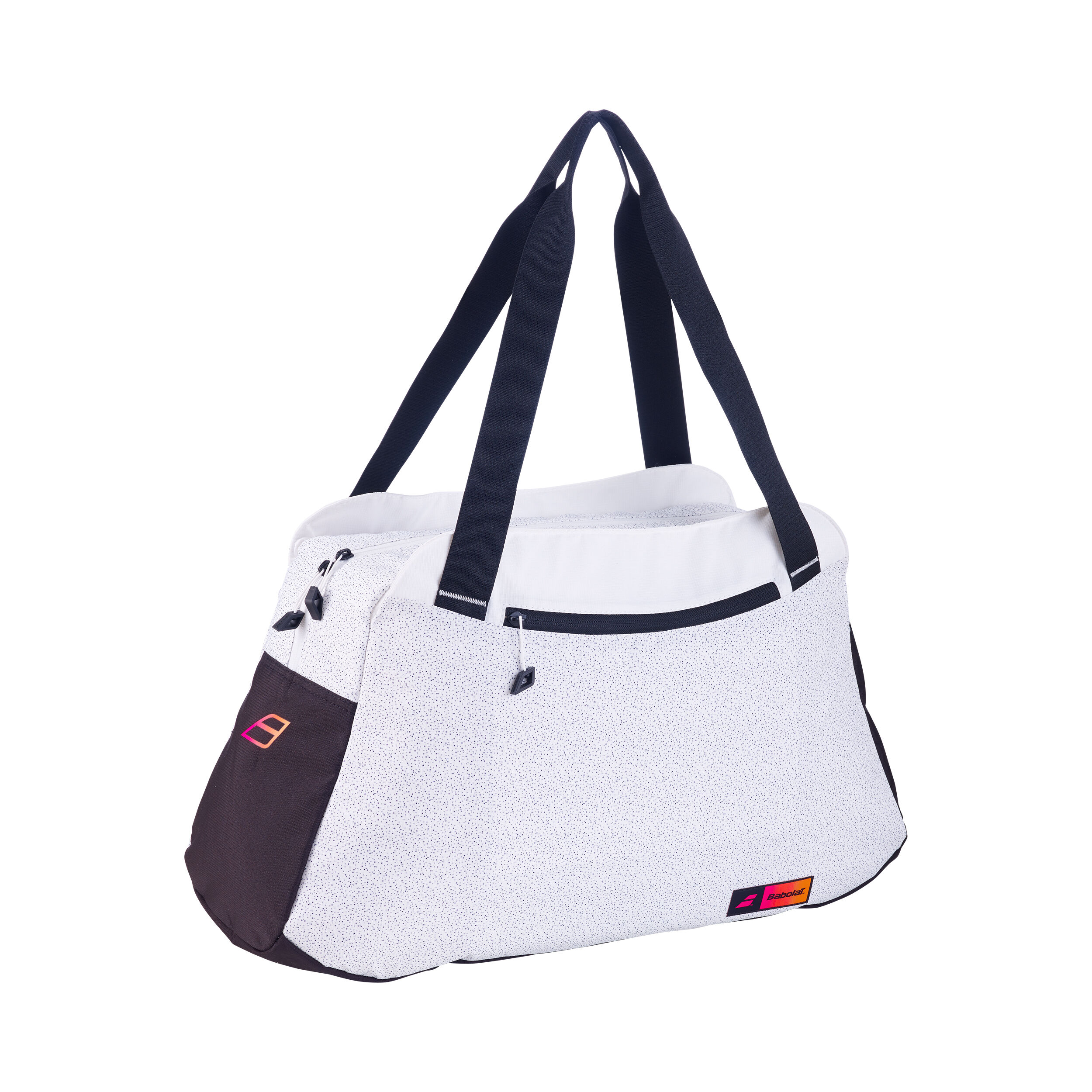 Fit Padel Schlägertasche - Schwarz, Weiß
