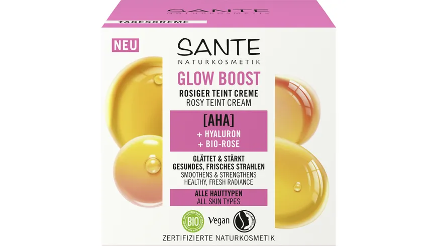 SANTE Glow Boost rosiger Teint Creme 50 ml