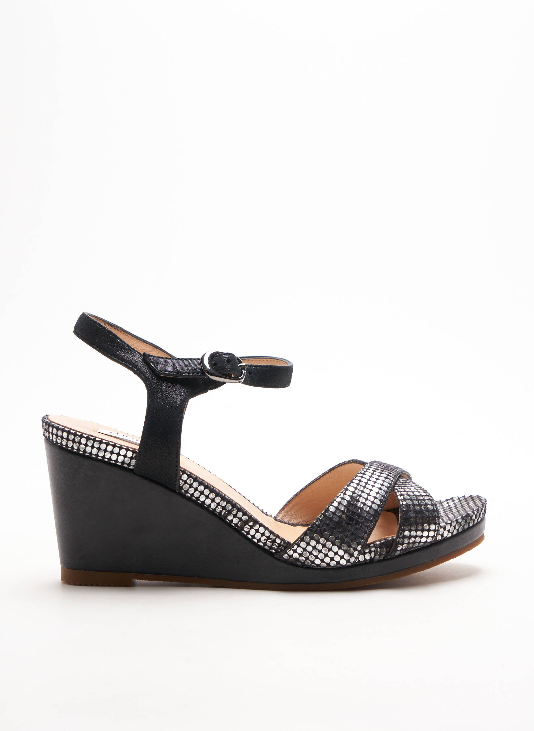 Fugitive By Francesco Rossi Sandales Nu Pieds Femme couleur noir