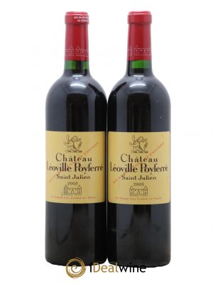 Château Léoville Poyferré 2ème Grand Cru Classé  2003 - Lot de 2 Bouteilles
