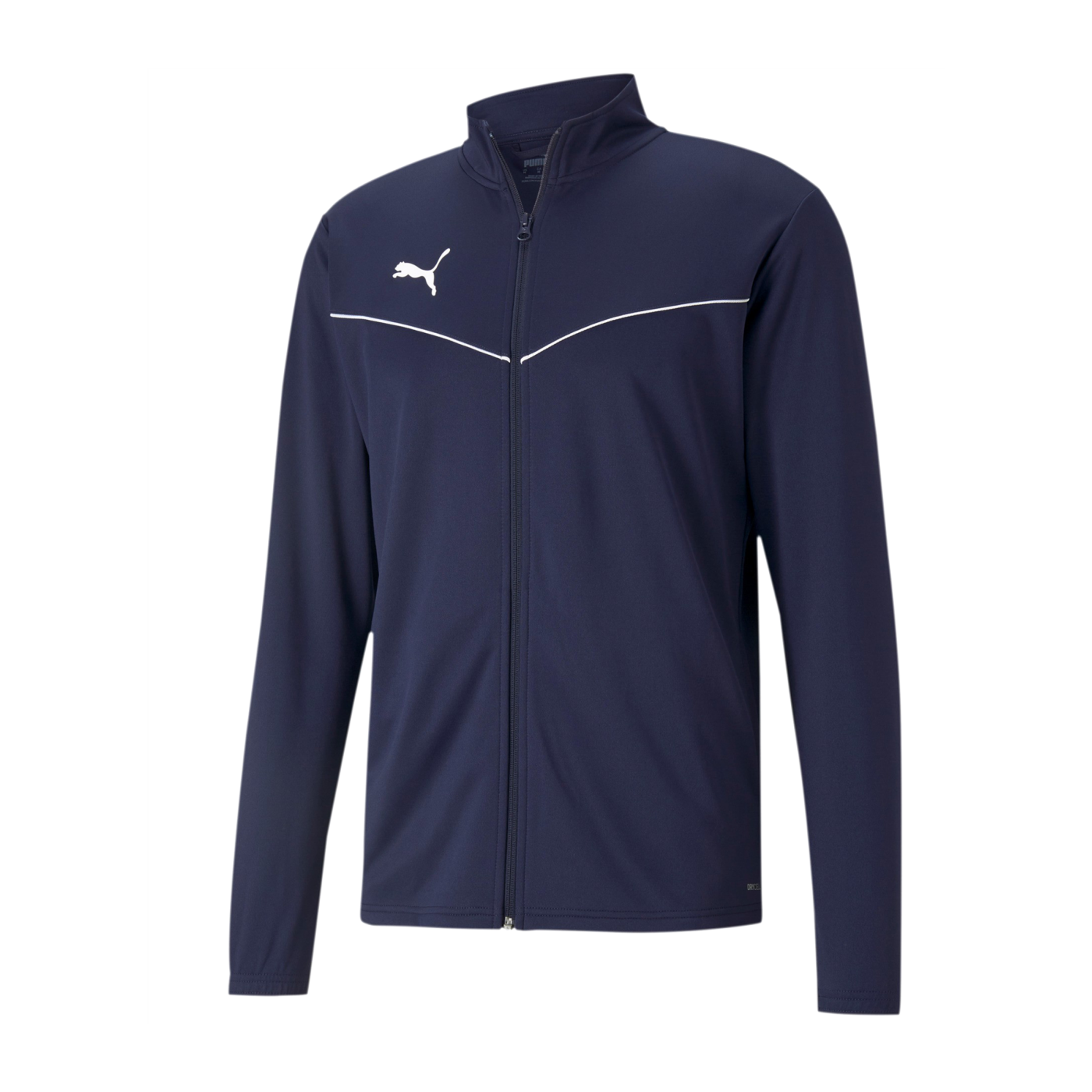 PUMA teamRISE Poly Trainingsjacke Blau Weiss F06