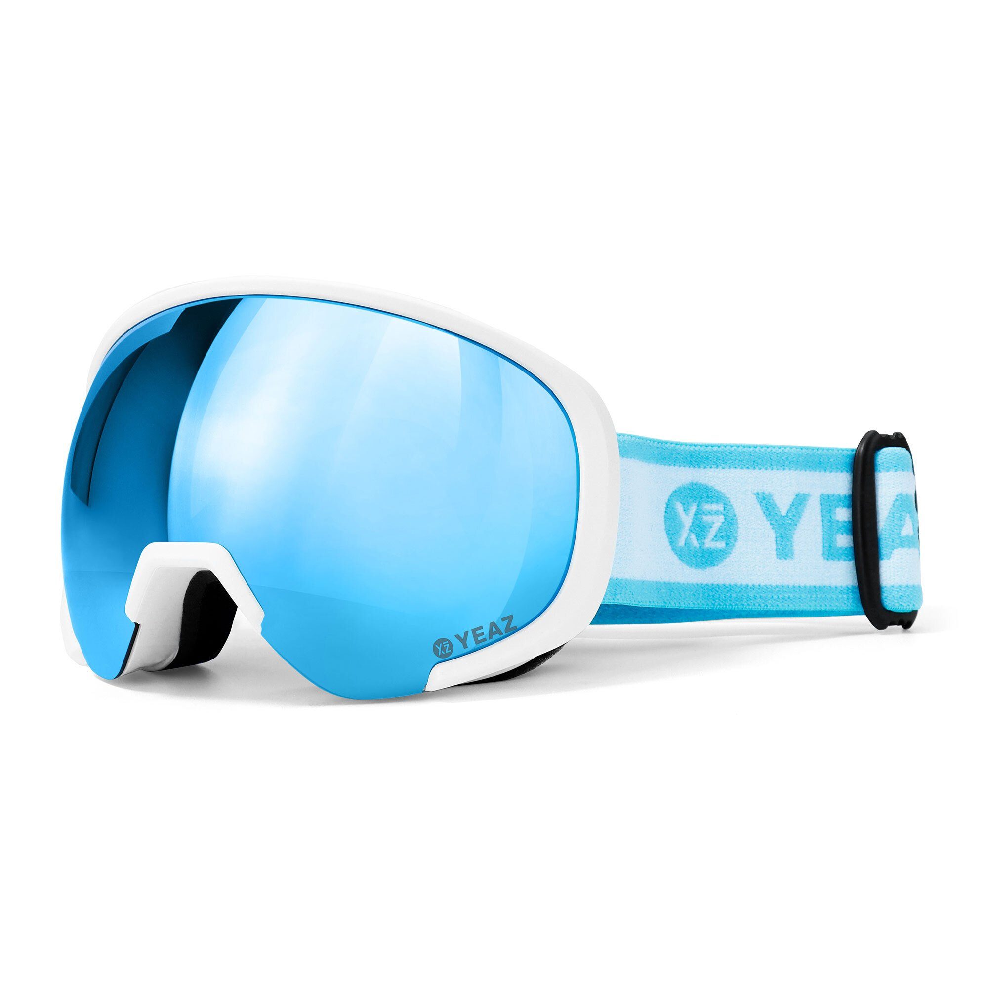 YEAZ Skibrille BLACK RUN, Premium-Ski- und Snowboardbrille für Erwachsene und Jugendliche