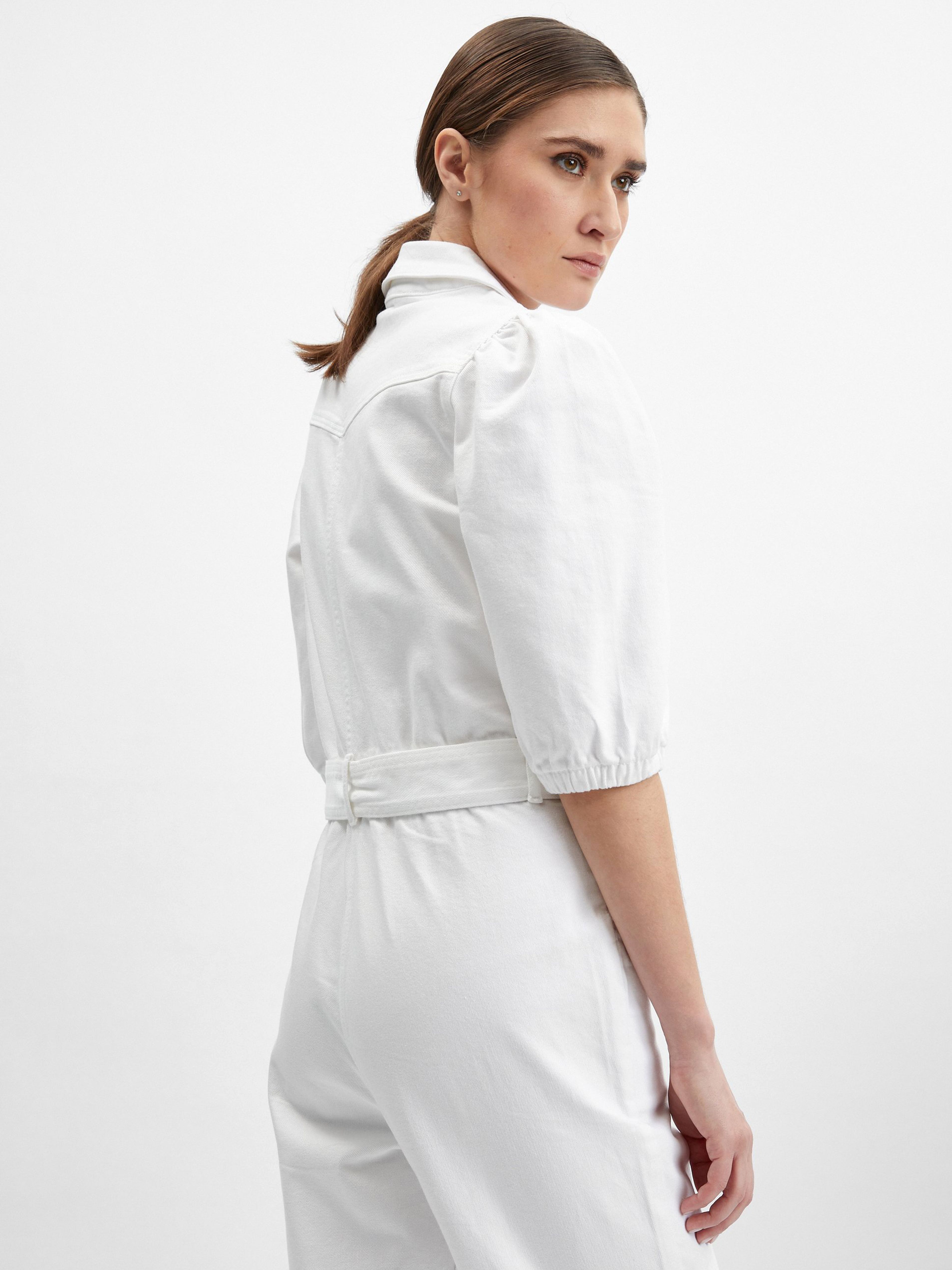 Weißer Denim-Overall für Damen ORSAY