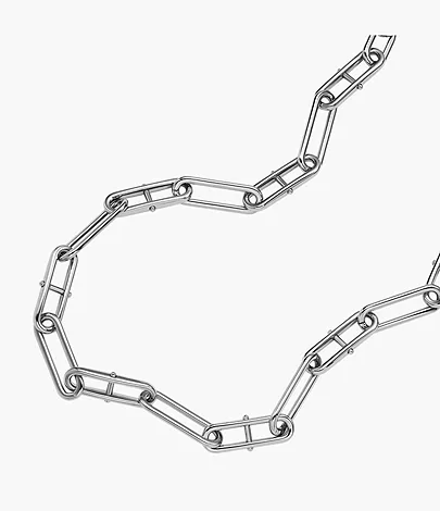 Fossil Kette Heritage D-Link Edelstahl