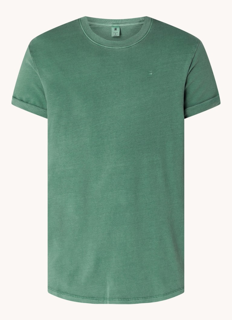 Tricou G-Star RAW Lash din bumbac organic cu logo brodat