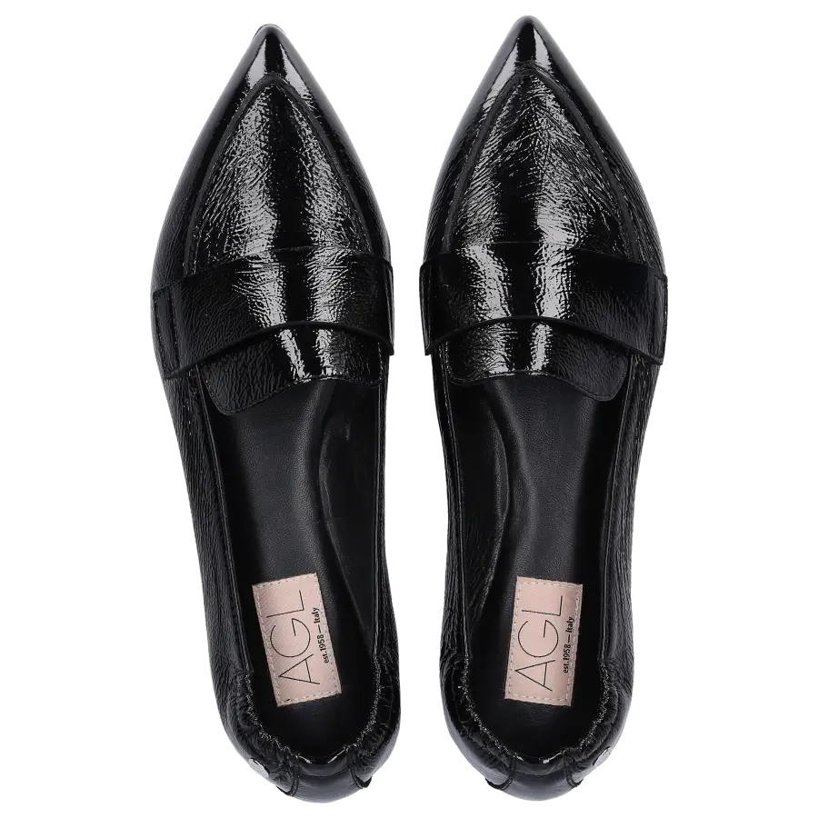 AGL Attilio Giusti Leombruni - Loafer D538056 Lackleder - schwarz