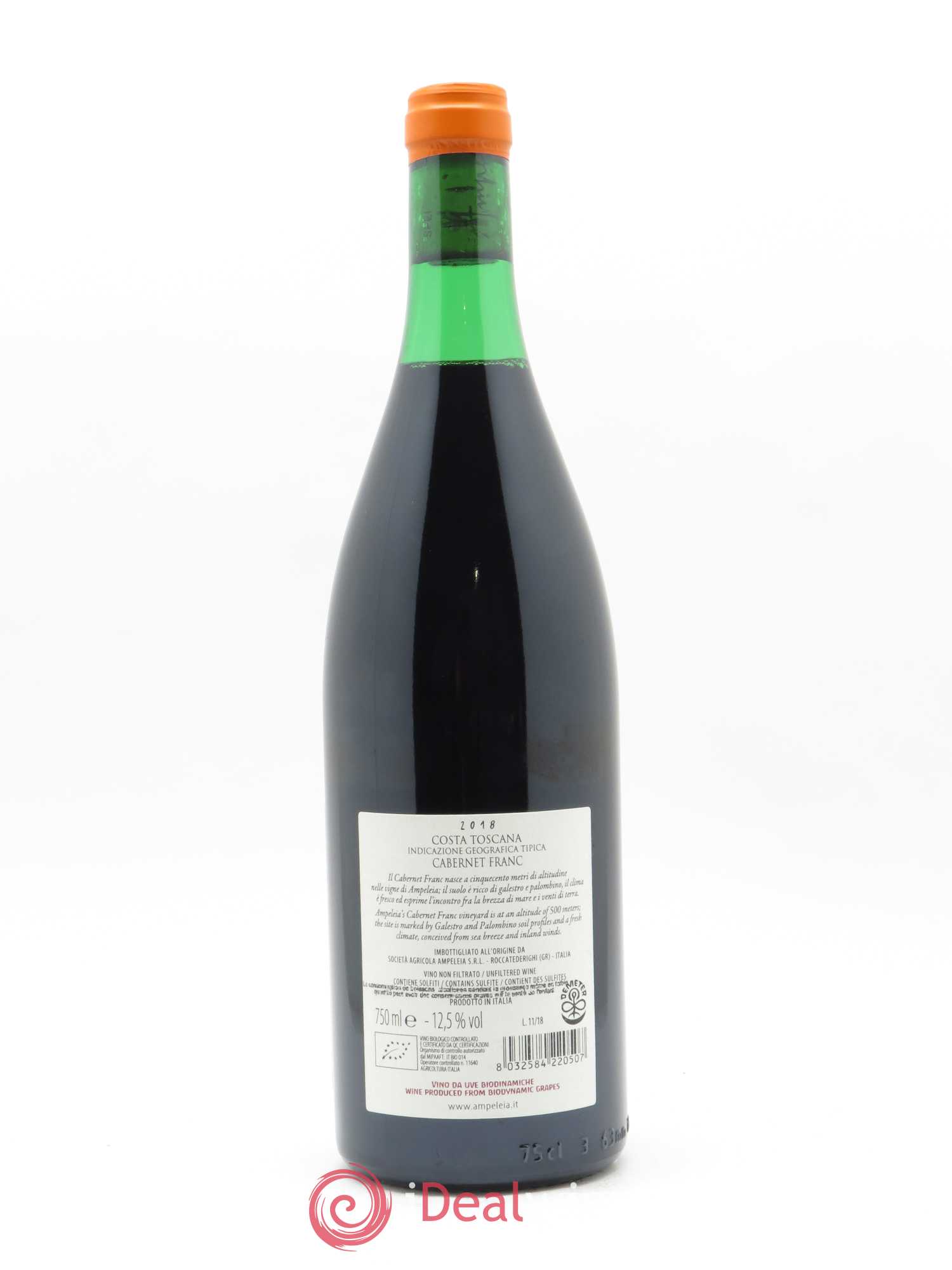 Toscana IGT Ampeleia Cabernet Franc Elisabetta Foradori  2018 - Lot de 1 Bouteille