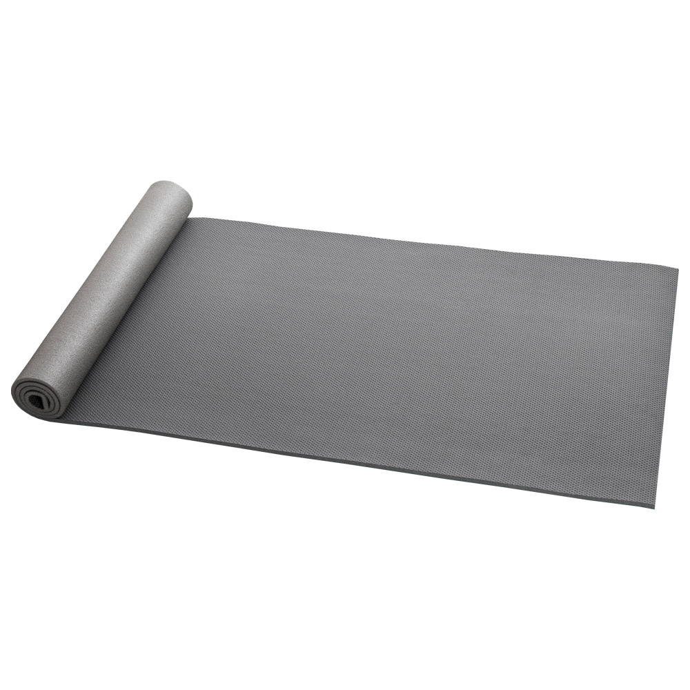 TOPFIT Fitnessmatte mit Textilbeschichtung Grau