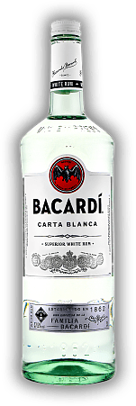 Bacardi Carta Blanca 3,0 Liter Bacardi Carta Blanca 3,0 Liter  3	 Liter - Vol 37,5%