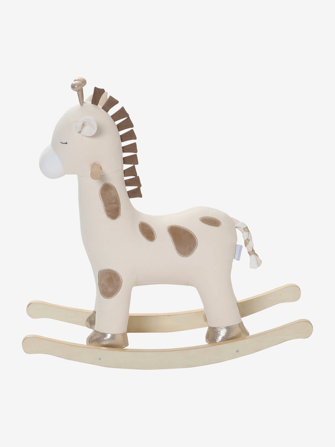 Girafe à bascule en bois FSC® multicolore
