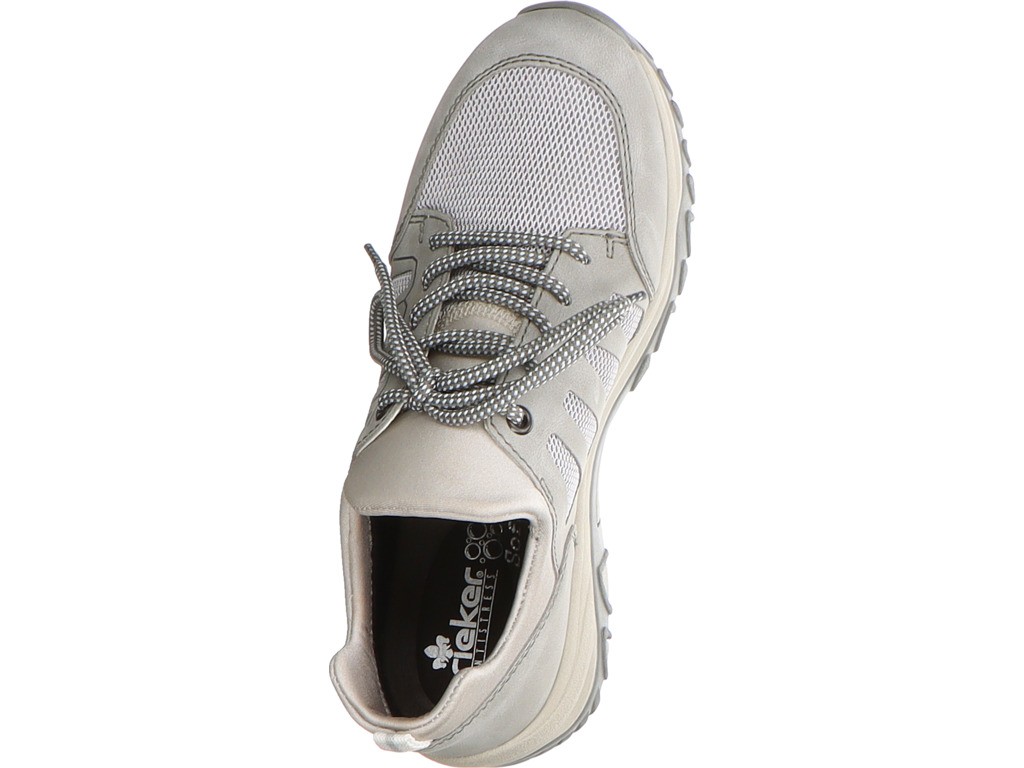 RIEKER Sportliche Slipper grau