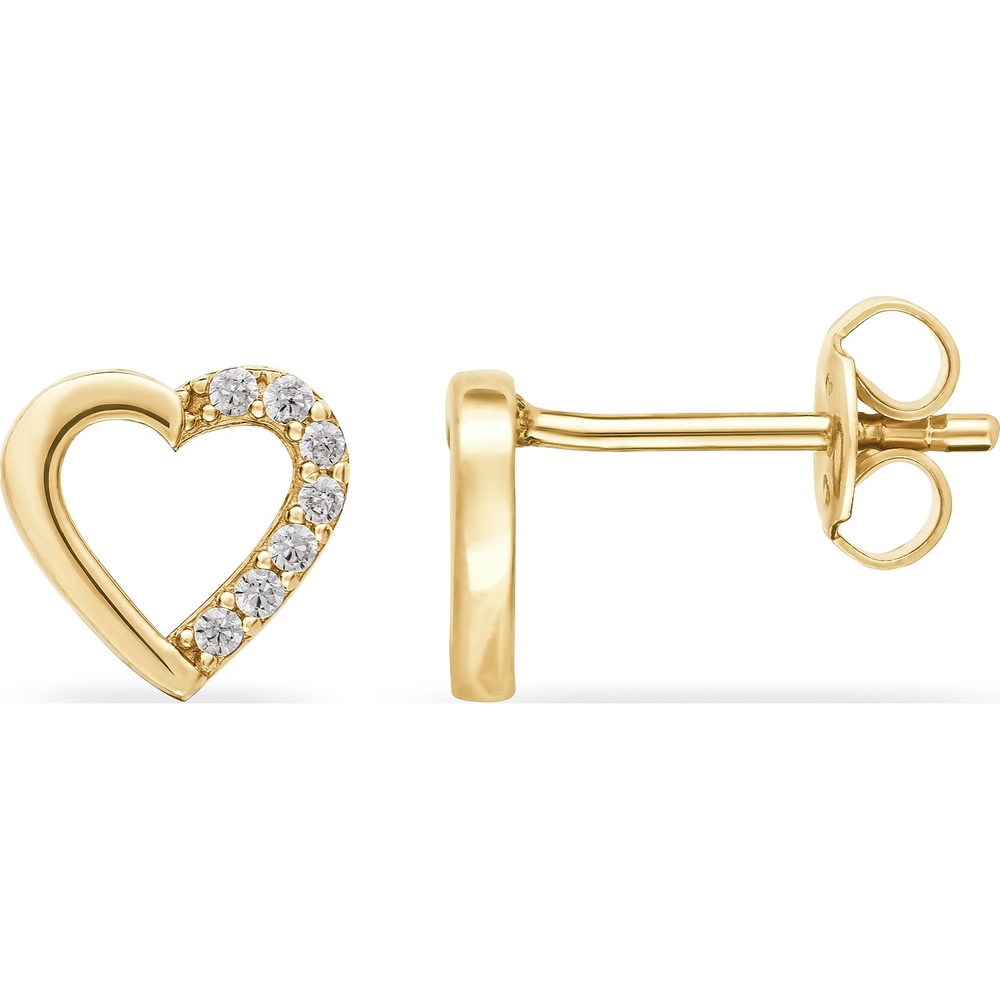 FAVS Boucles d'oreilles à fermoir à poussette 585 Or jaune Boucles d'oreilles