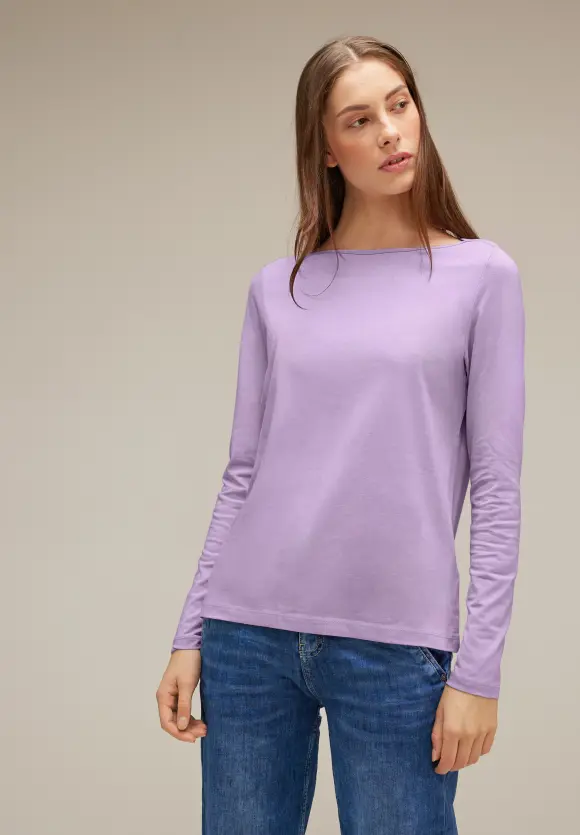 Street One Shirt mit U-Boot-Ausschnitt