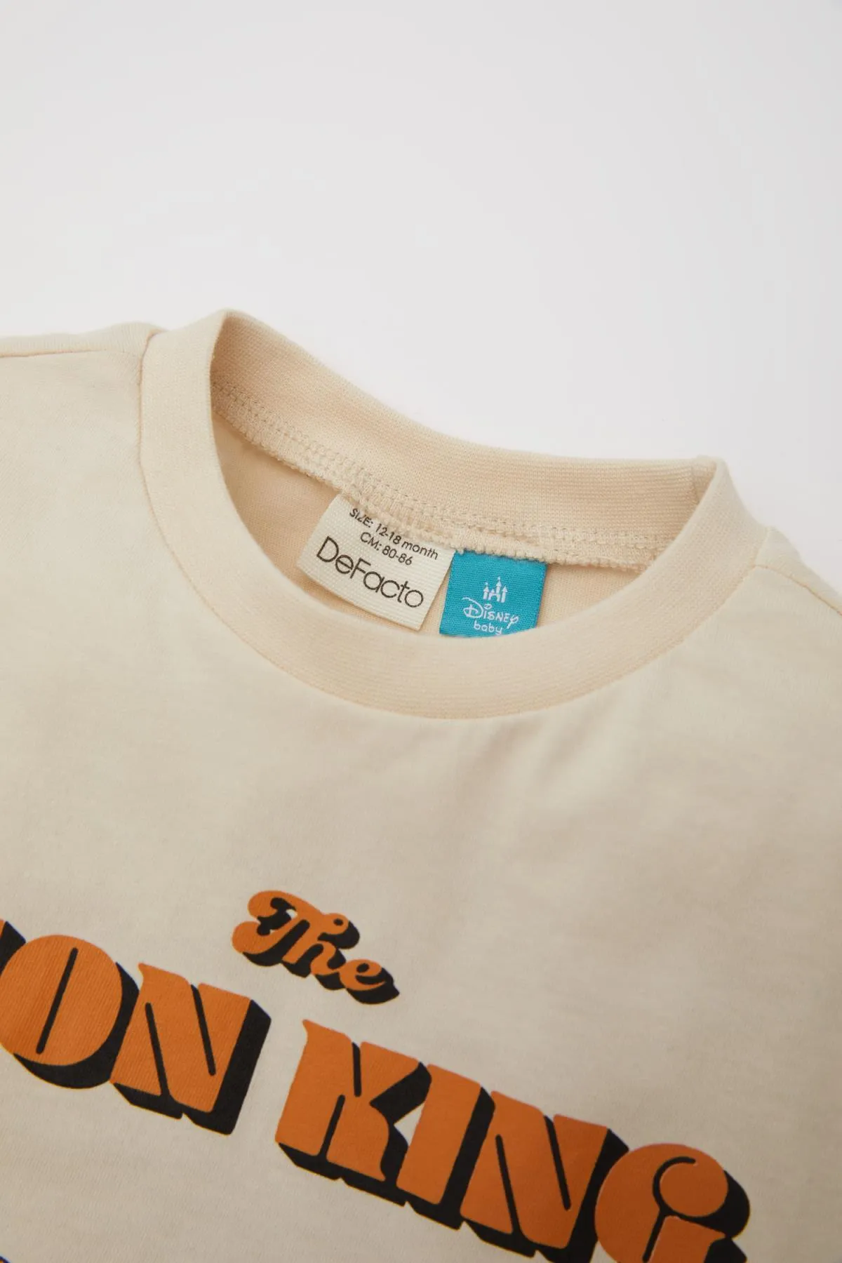 DeFacto  Disney König der Löwen – Kurzarm-T-Shirt und Shorts für Babys (Jungen), 2-teiliges Set, C5351a524sm