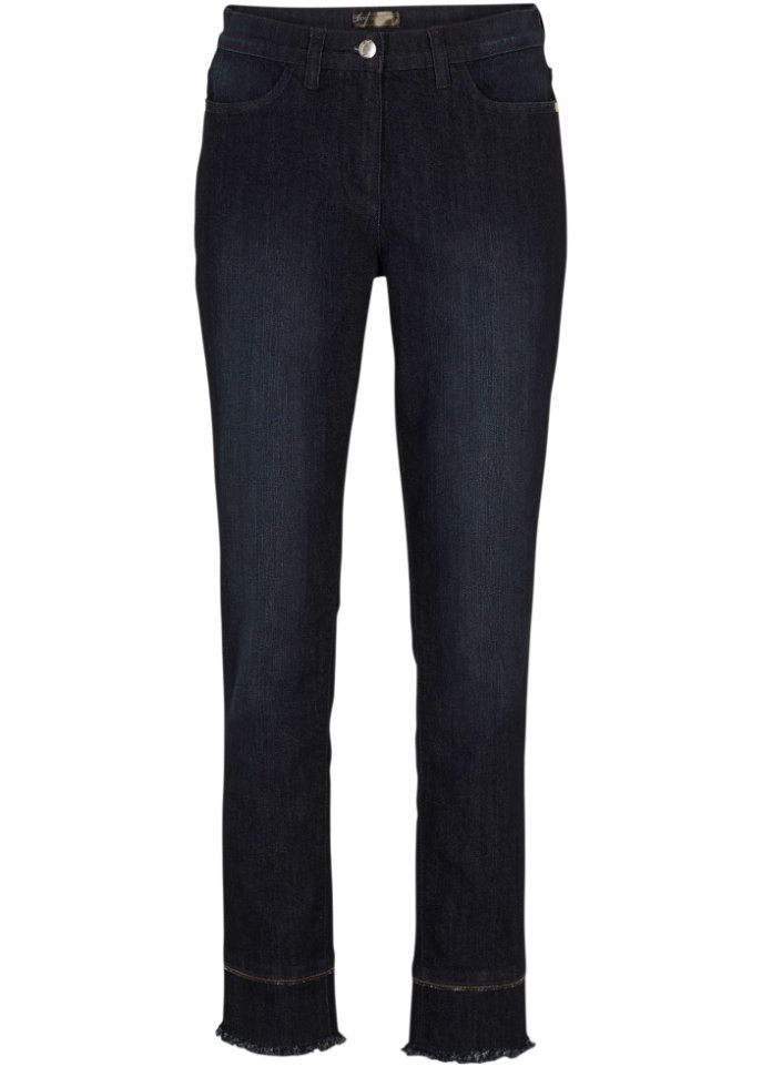 7/8-Sretchjeans mit Glitzer