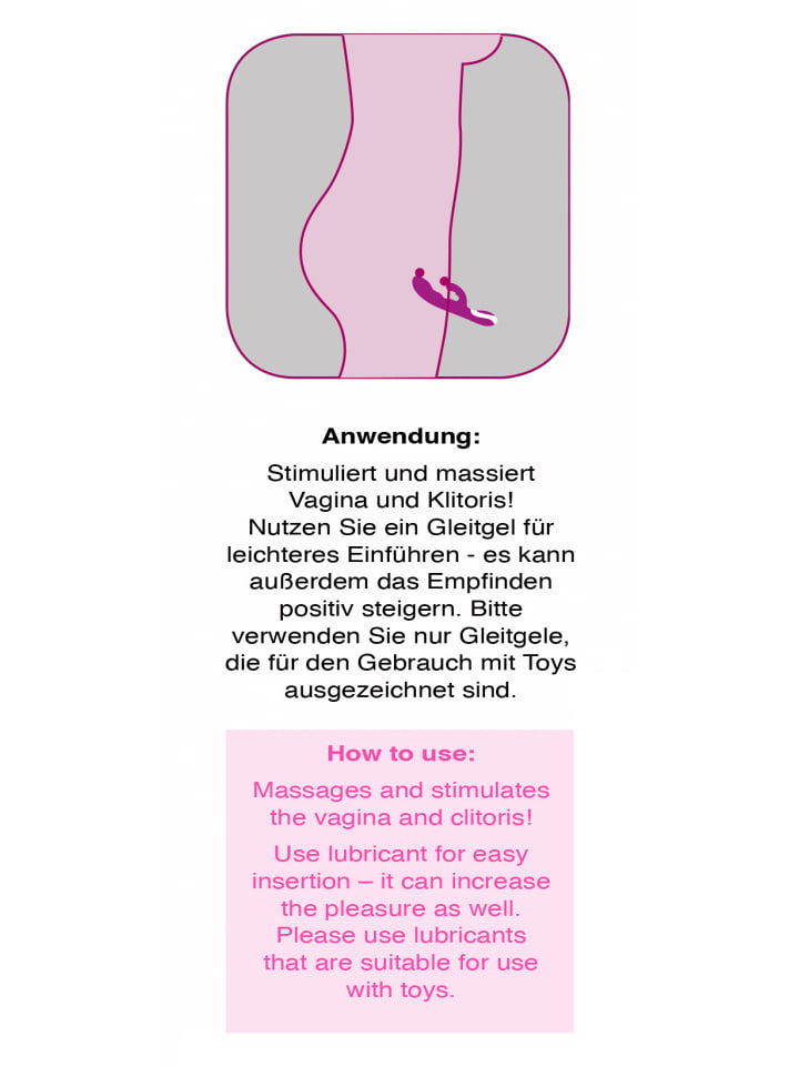 Javida Vibrator mit Wärmefunktion Heating Vibe in lila günstig kaufen 22 cm