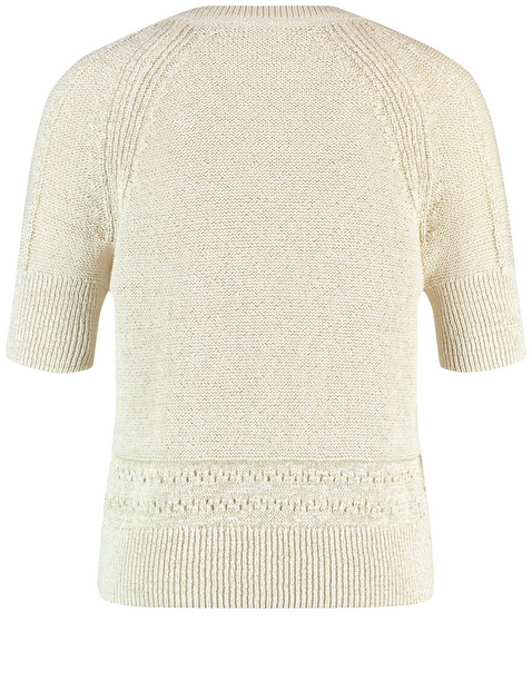 Kurzarmpullover aus Sommerstrick