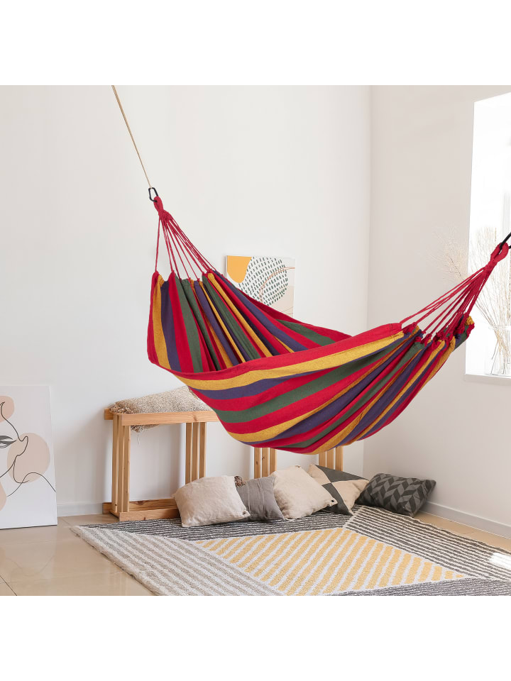 relaxdays Hängematte in Bunt - (B)240 x (T)150 cm günstig kaufen onesize