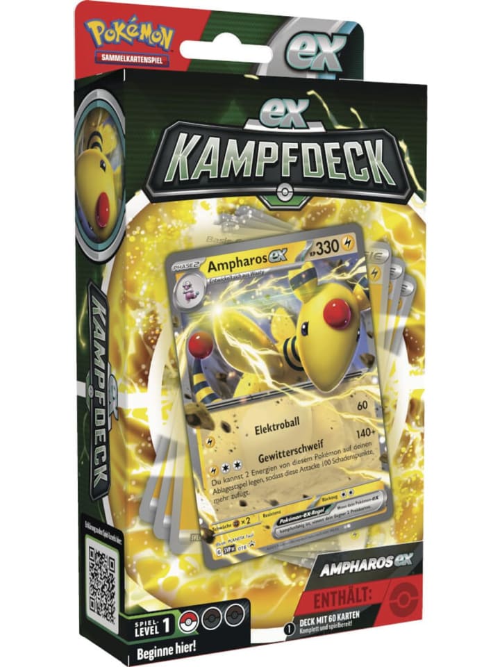 Pokémon Pokémon EX-Kampfdeck Ampharos oder Lucario Kartenspiel in Mehrfarbig ab 6 Jahre günstig kaufen onesize