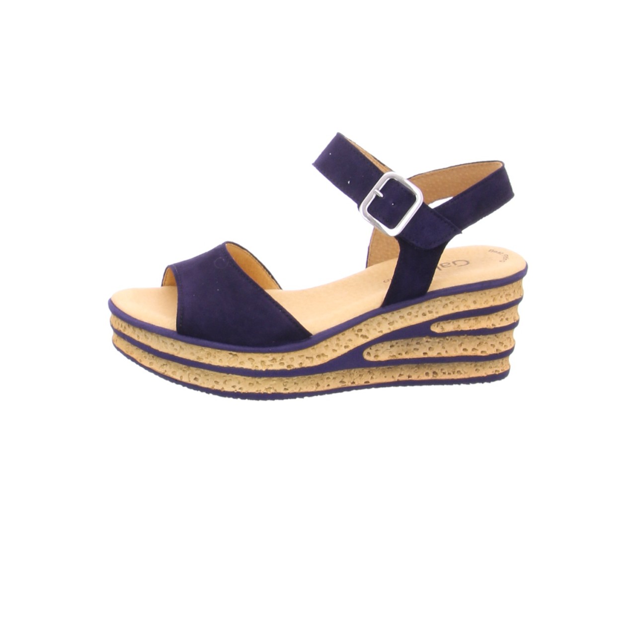GABOR Komfort Sandalen blau Gabor Fashion Keilsandalette 24.651.16 B